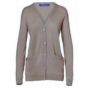 Ralph Lauren Purple Label Cashmere V-neck Cardigan Size Small